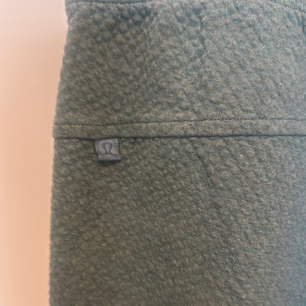 Lululemon Warm Down Jogger Mid Rise Heathered Tidewater Teal - Picture 3 of 5